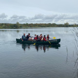 pupils paddling 