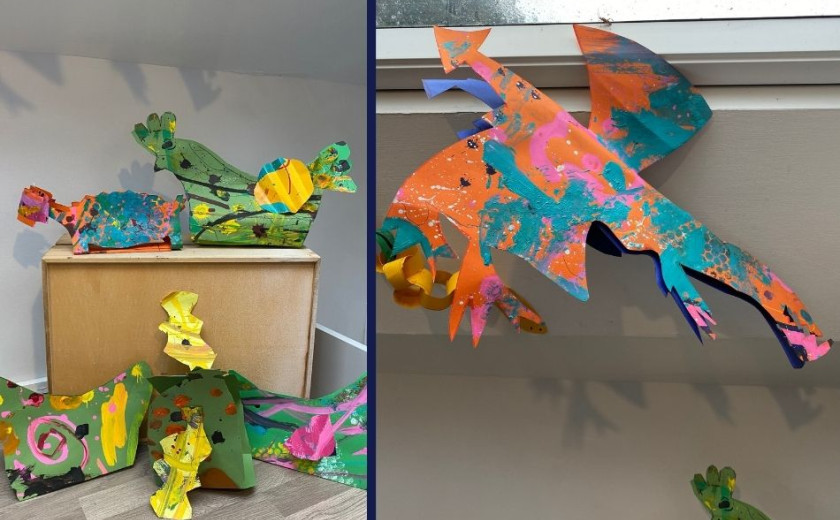 Group and individual art project